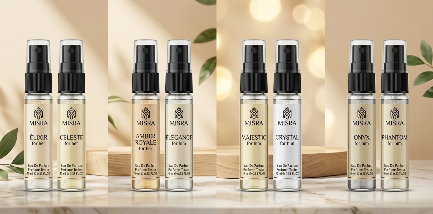 Misra Fragrance – (5 ML) Premium Tester Collection | 8 Signature Scents