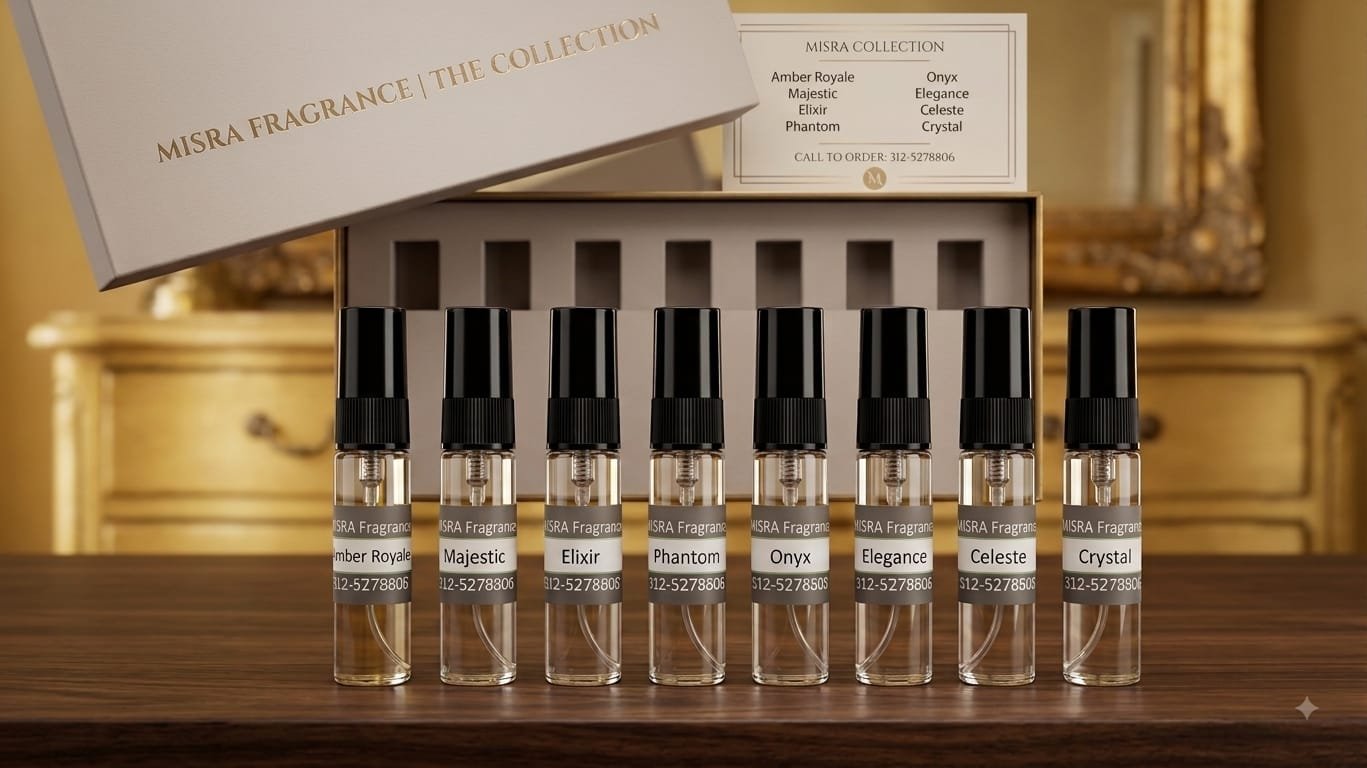 Misra Fragrance – (5 ML) Premium Tester Collection | 8 Signature Scents